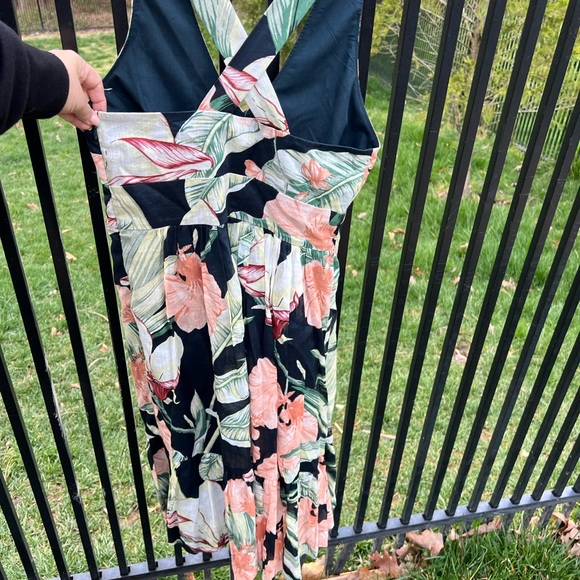 NWT Ann Taylor Floral Tank Tropical Fun Dress size 0 - Picture 13 of 14